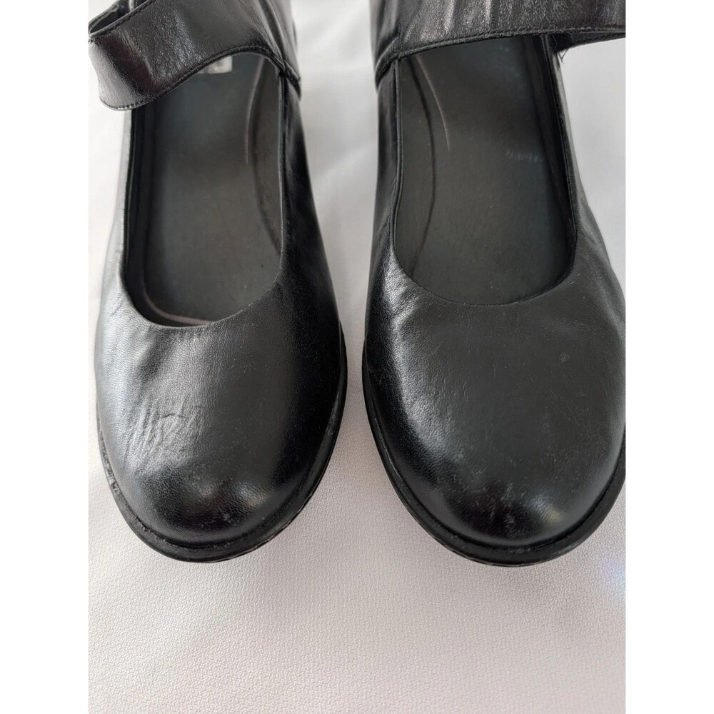 DANSKO Bess Kidskin Mary Jane Pumps Womens Black Leather Shoes Sz 41/10.5 - Picture 4 of 10